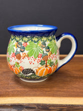 Load image into Gallery viewer, Mug, Bubble 12 oz - Hedgehog in the Pumpkin Patch
