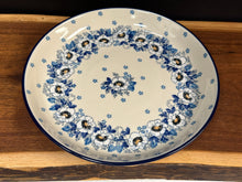 Load image into Gallery viewer, Plate, Rimmed 9.25&quot; - White Poppy
