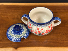 Load image into Gallery viewer, Sugar Bowl, 7 oz - Crimson Bells
