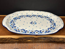 Load image into Gallery viewer, Platter, Oval, 10.75" x 15.5" - White Poppy
