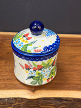 Load image into Gallery viewer, Sugar Canister, Strawberries &amp; Butterfly
