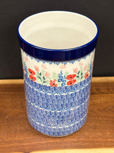 Load image into Gallery viewer, Wine Crock/ Utensil Holder, 7.75" H - Whimsical Garden
