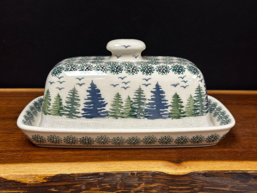 Butter Dish - Colorado Blue Spruce
