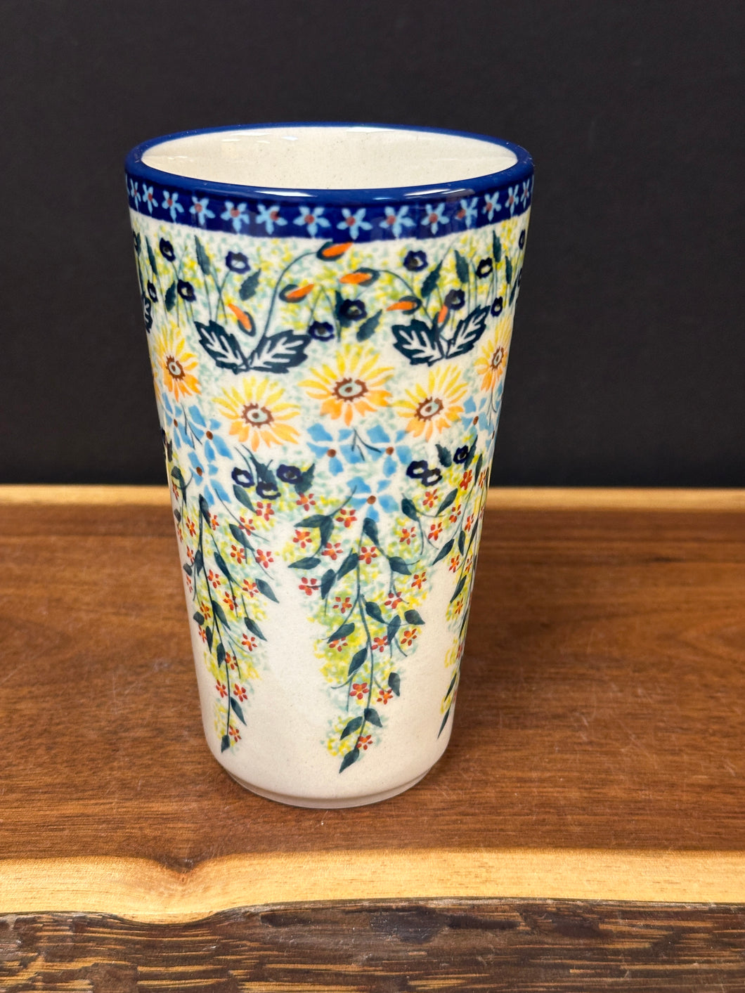 Mug, Travel 14 oz. - Draped in Gold