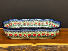 Load image into Gallery viewer, Baker, Scalloped Rectangular - Maraschino
