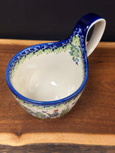 Load image into Gallery viewer, Bowl, Loop Handle Soup - Polka Chicken
