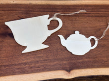 Load image into Gallery viewer, Paint Your Own Wooden Teacup or Teapot (for In-store Events Only)
