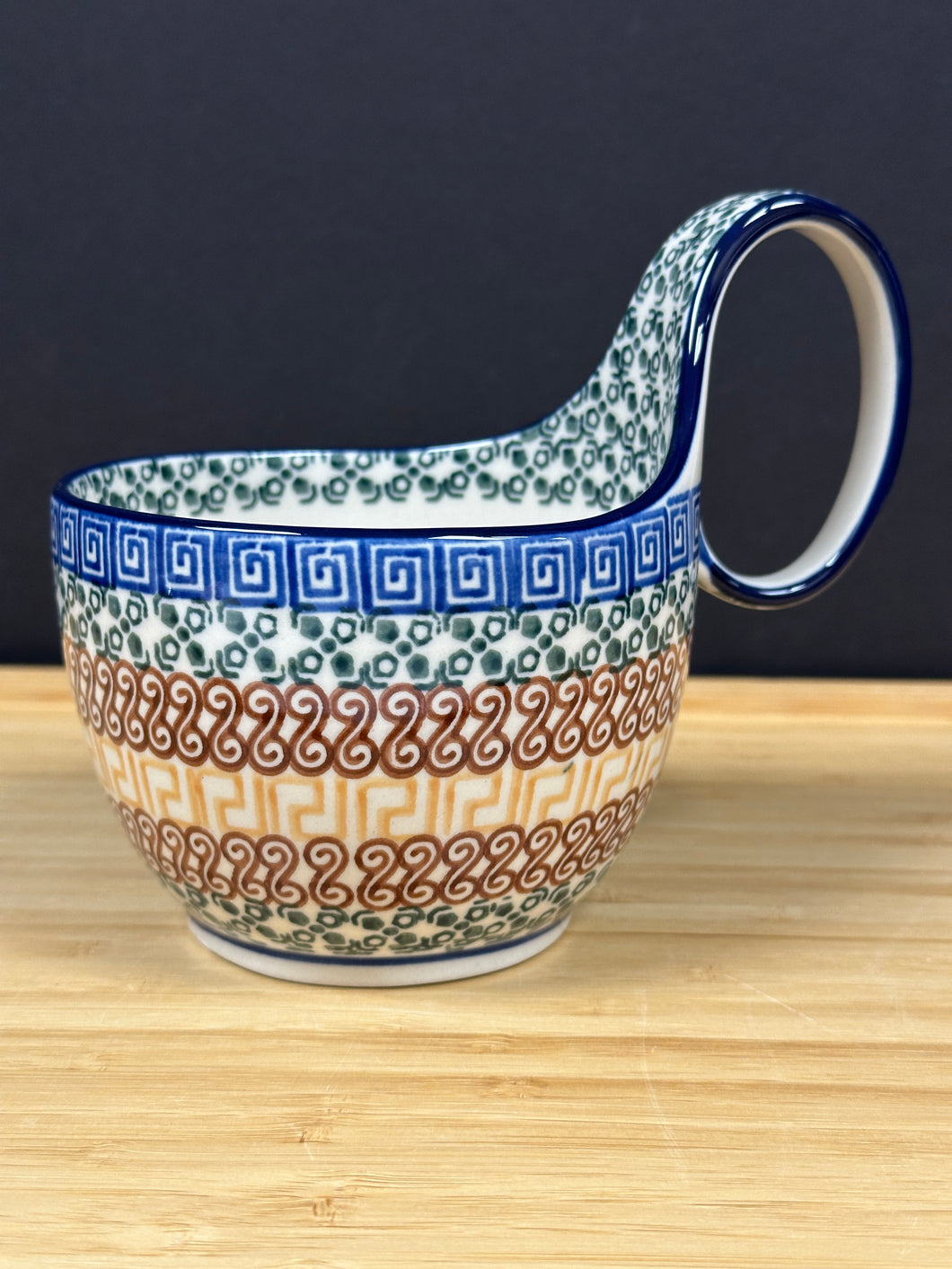 Bowl, Loop Handle Soup - Autumn