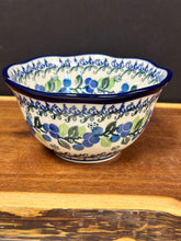 Load image into Gallery viewer, Bowl, Wavy Edge 5.75&quot; - Blue Berries
