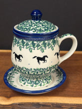 Load image into Gallery viewer, Mug, Tea w/Infuser - Dark Horse
