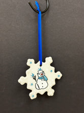 Load image into Gallery viewer, Ornament, Flat Snowflake - Jack Frost
