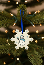 Load image into Gallery viewer, Ornament, Flat Snowflake - Jack Frost
