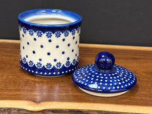 Load image into Gallery viewer, Sugar Canister, Lace &amp; Dots
