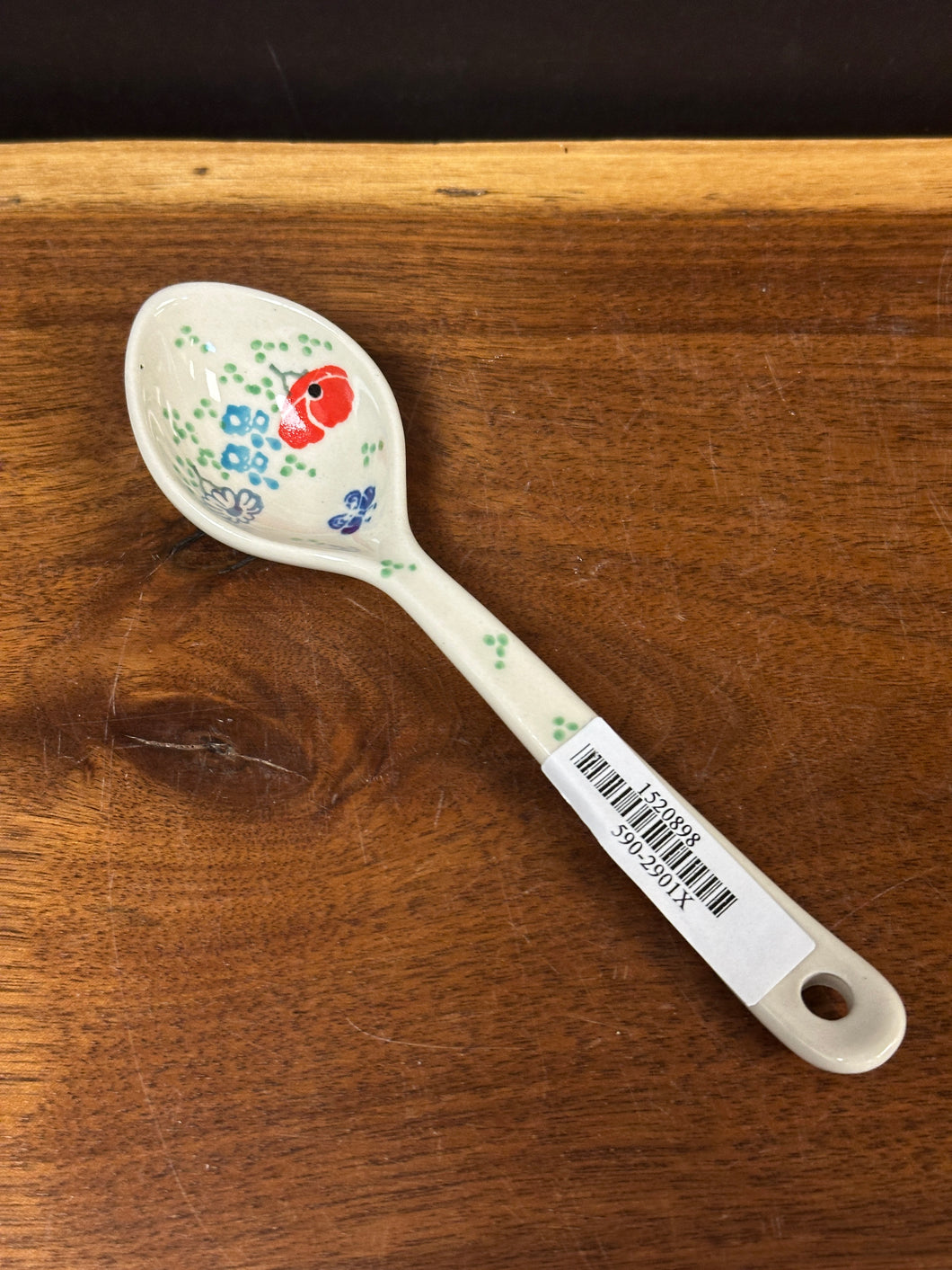 Spoon, Medium 6.25” - Red Poppy Garden
