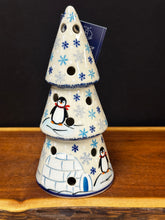 Load image into Gallery viewer, Tree, Luminary Kalich Cone 7.5” - Penguin Party
