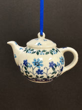Load image into Gallery viewer, Ornament, Teapot - Georgia Blue
