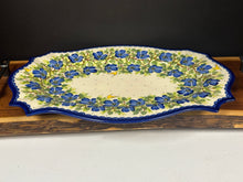 Load image into Gallery viewer, Platter, Large Cezar - Blue Hibiscus
