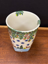 Load image into Gallery viewer, Mug, XL 18 oz Square Coffee Kalich - Reindeer in the Snow
