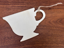 Load image into Gallery viewer, Paint Your Own Wooden Teacup or Teapot (for In-store Events Only)
