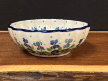 Load image into Gallery viewer, Bowl, Scalloped 4.5&quot; - Dutch Iris
