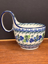 Load image into Gallery viewer, Bowl, Loop Handle Soup - Blue Berries
