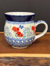 Load image into Gallery viewer, Mug, Bubble 16 oz - Red Poppy Garden
