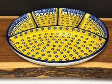Load image into Gallery viewer, Platter, Divided 10.25” Round - Sunburst
