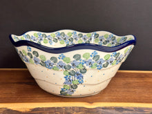 Load image into Gallery viewer, Bowl, Wavy Edge 10&quot; - Spring Viola
