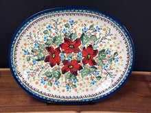 Load image into Gallery viewer, Platter, Oval - Amaryllis by Morning
