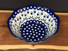 Load image into Gallery viewer, Bowl, Wavy Edge 8&quot; - Bleeding Hearts

