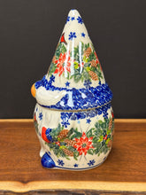 Load image into Gallery viewer, Gnome Lidded Jar - Kalich Cardinal on Garland
