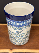 Load image into Gallery viewer, Wine Crock/ Utensil Holder, 7.75" H - Bluebird Vines
