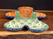 Load image into Gallery viewer, Platter, Gingerbread Boy - Greensleeves
