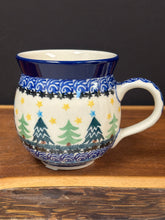 Load image into Gallery viewer, Mug, Bubble 12 oz - Christmas Trees
