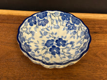 Load image into Gallery viewer, Bowl, Scalloped 4.5" - Timeless Blue
