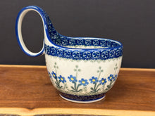 Load image into Gallery viewer, Bowl, Loop Handle Soup - Blue Spring Daisy
