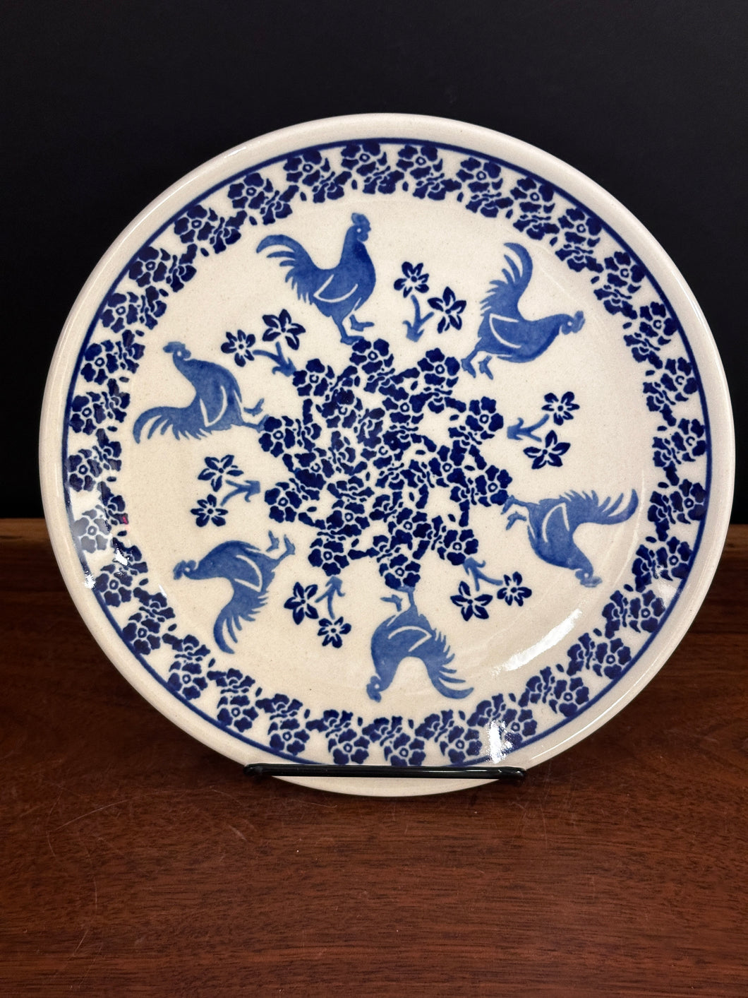 Plate, Salad - Zaklady - Blue Rooster