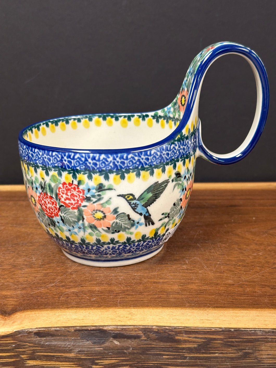 Bowl, Loop Handle Soup - U3357