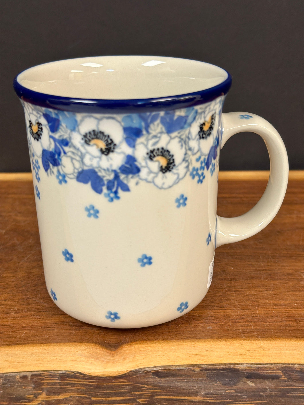 Mug, Straight 15 oz. - White Poppy