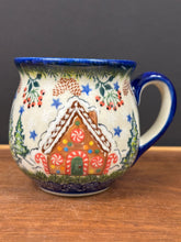 Load image into Gallery viewer, Mug, Bubble 12 oz Kalich - Gingerbread House
