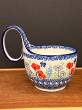 Load image into Gallery viewer, Bowl, Loop Handle Soup - Red Poppy Garden
