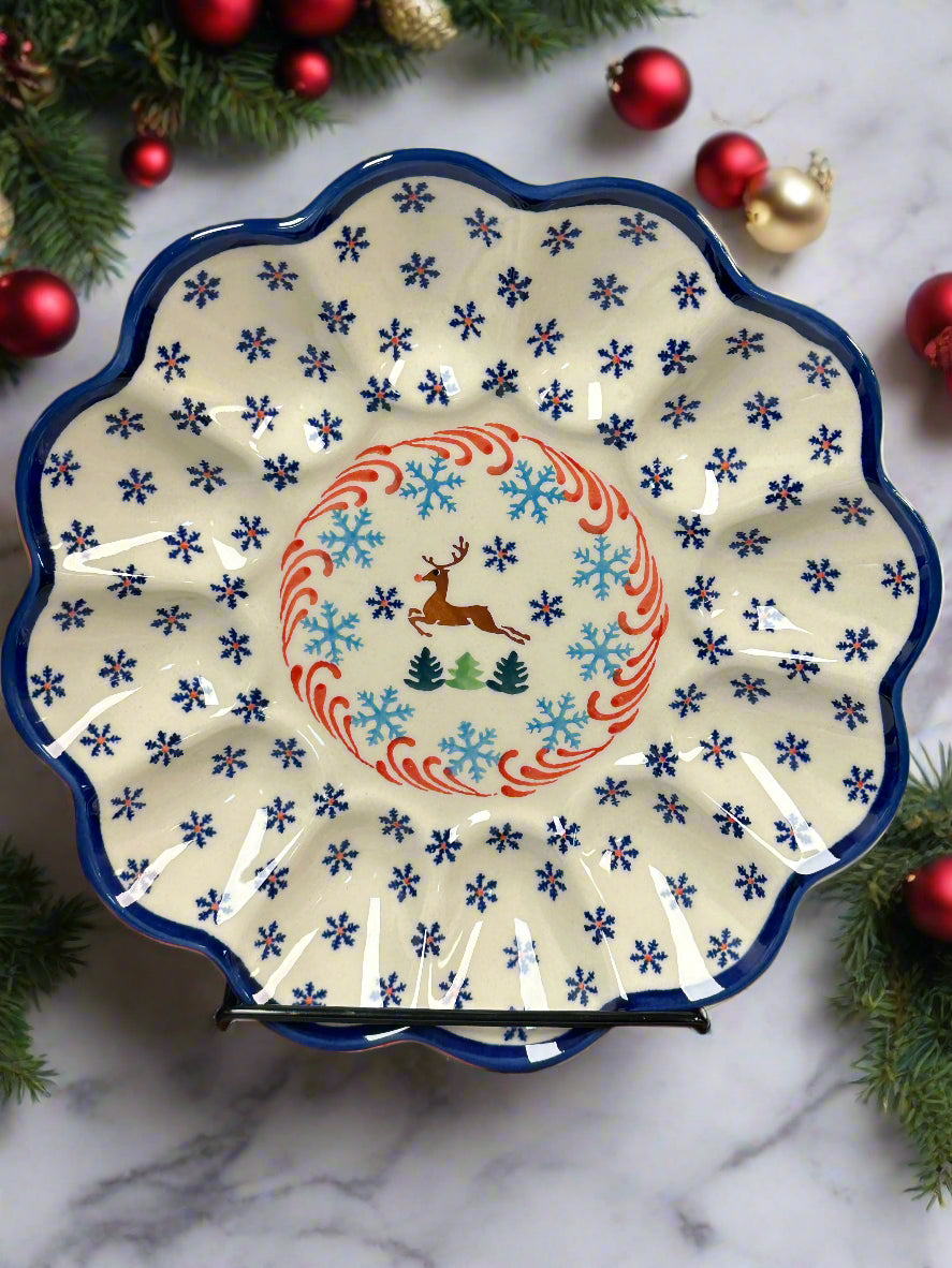 Egg Plate - Reindeer Games