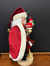 Load image into Gallery viewer, Nutcracker, Steinbach Santa Comes Around Part 1 - Limited Edition with Real Smoker Toy and Spinning Pyramid
