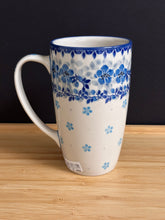 Load image into Gallery viewer, Mug, Tall Café 12 oz - Flax Flower
