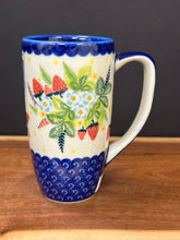 Load image into Gallery viewer, Mug, Café Latte - Strawberries &amp; Butterfly

