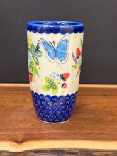 Load image into Gallery viewer, Mug, Café Latte - Strawberries &amp; Butterfly
