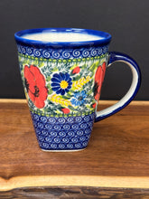 Load image into Gallery viewer, Mug, XL Square Coffee Kalich - Red Poppies
