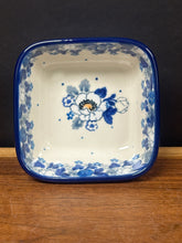 Load image into Gallery viewer, Bowl, Square Ramekin 3.75&quot; - White Poppy
