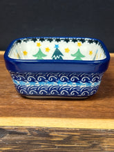 Load image into Gallery viewer, Bowl, Square Ramekin 3.75&quot; - Christmas Trees
