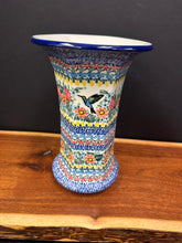 Load image into Gallery viewer, Vase, 9.5&quot; Fluted Shape Unikat Patterns
